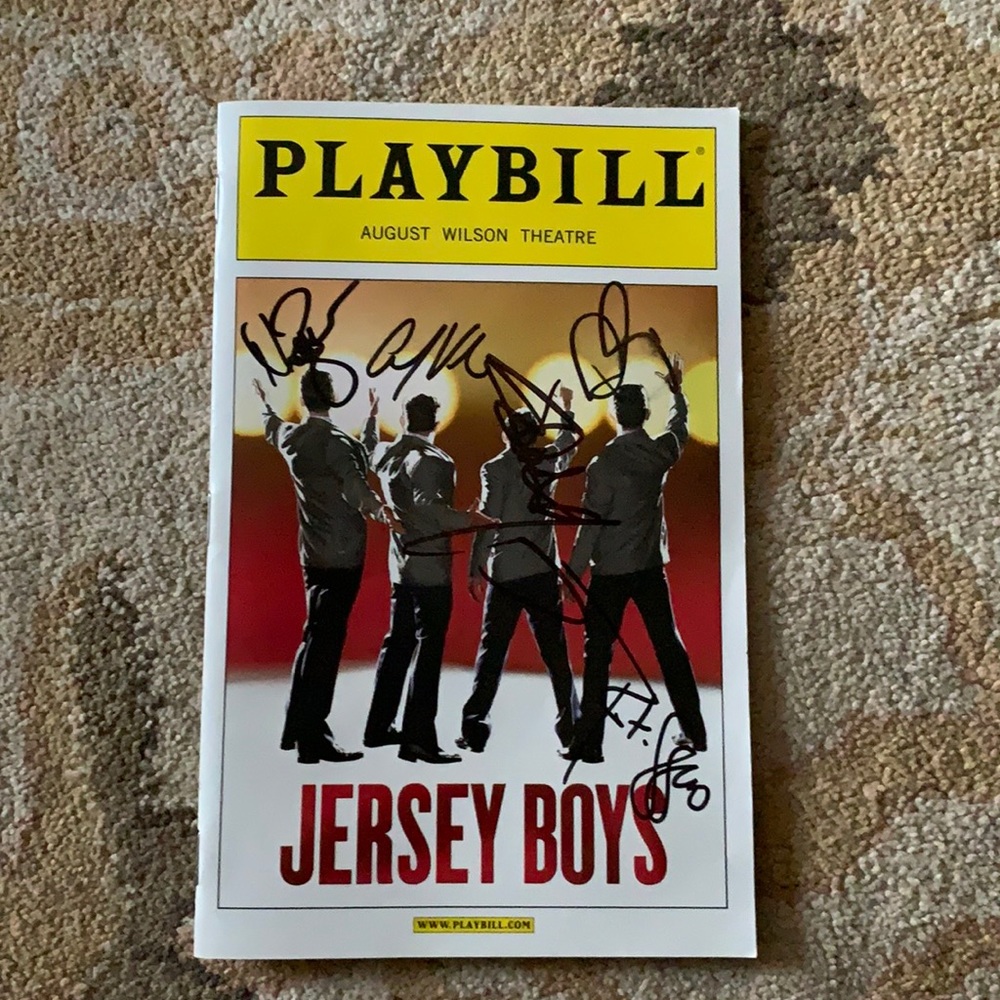 Jersey Boys Playbill
